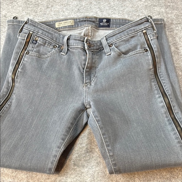 AG The Camila Super Skinny Jeans โ Size 27R | Distressed Gray ๐ - Picture 10 of 16